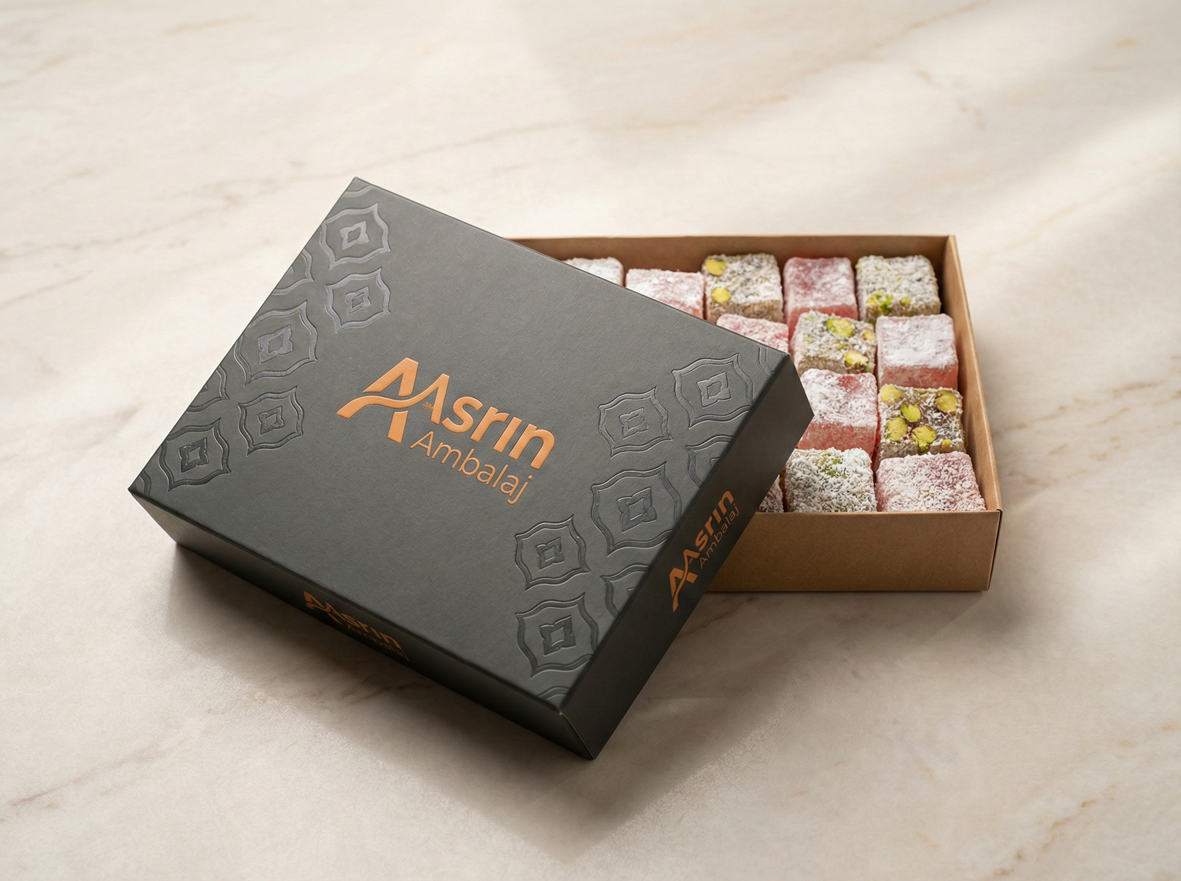 Van lokum kutusu premium gıda sertifikalı şekerleme ambalajı hediye paketi